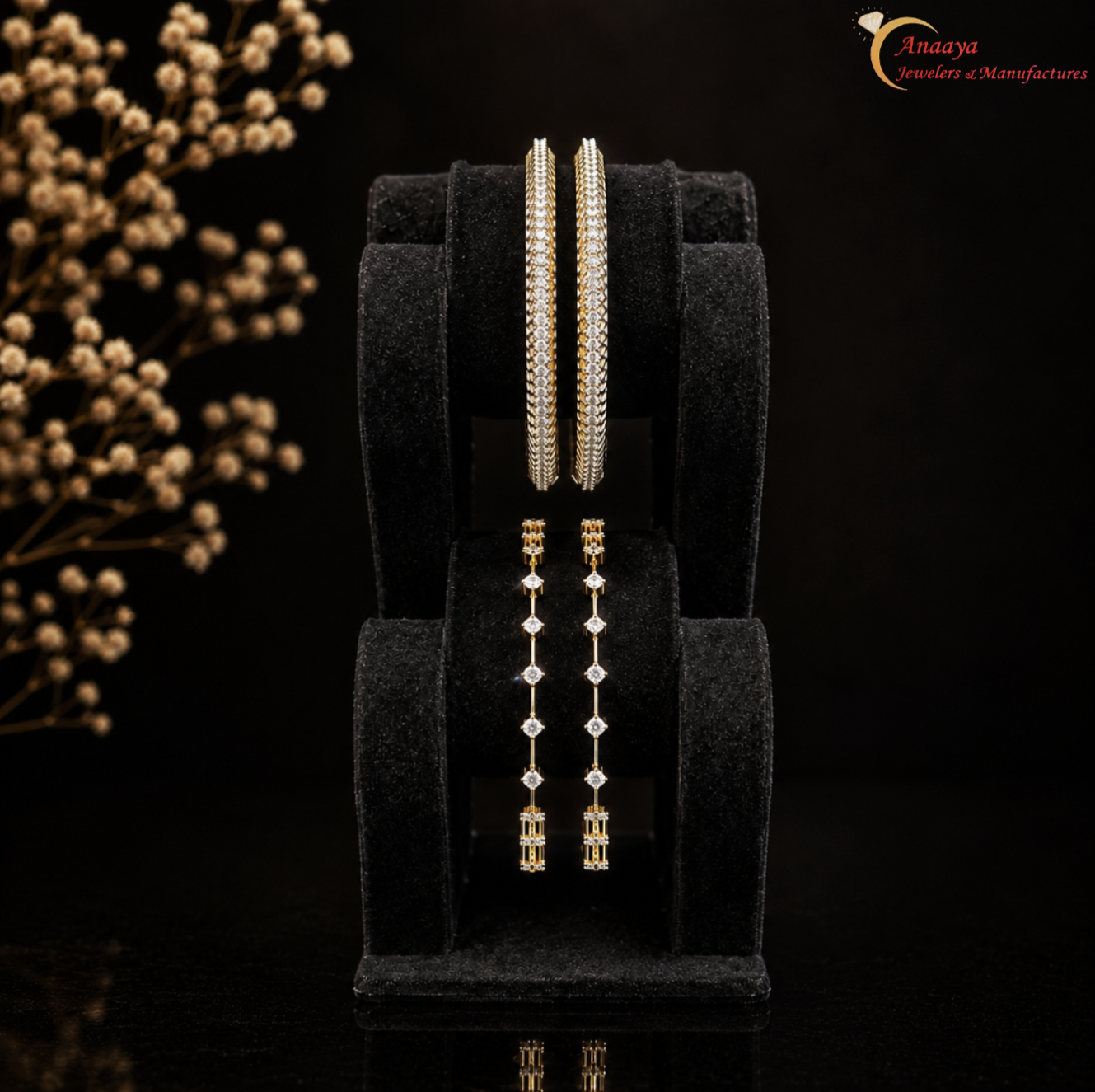 Diamond Bangles
