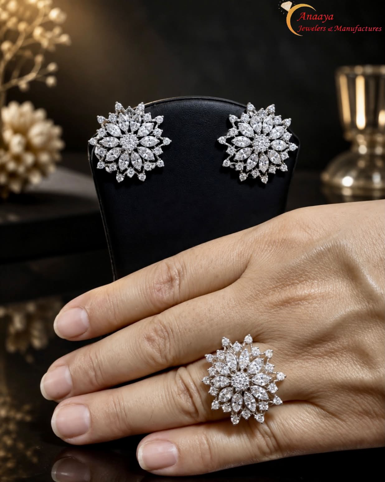 Celeste Floral Diamond Set